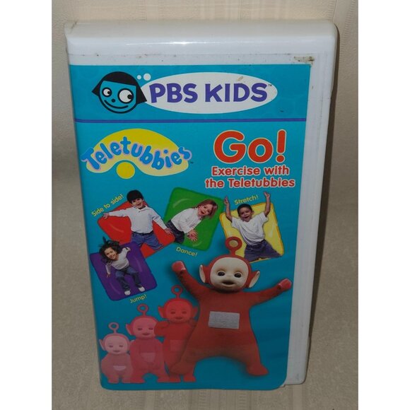 Teletubbies Go! Exercise with the Teletubbies VHS Vintage - Picture 1 of 4